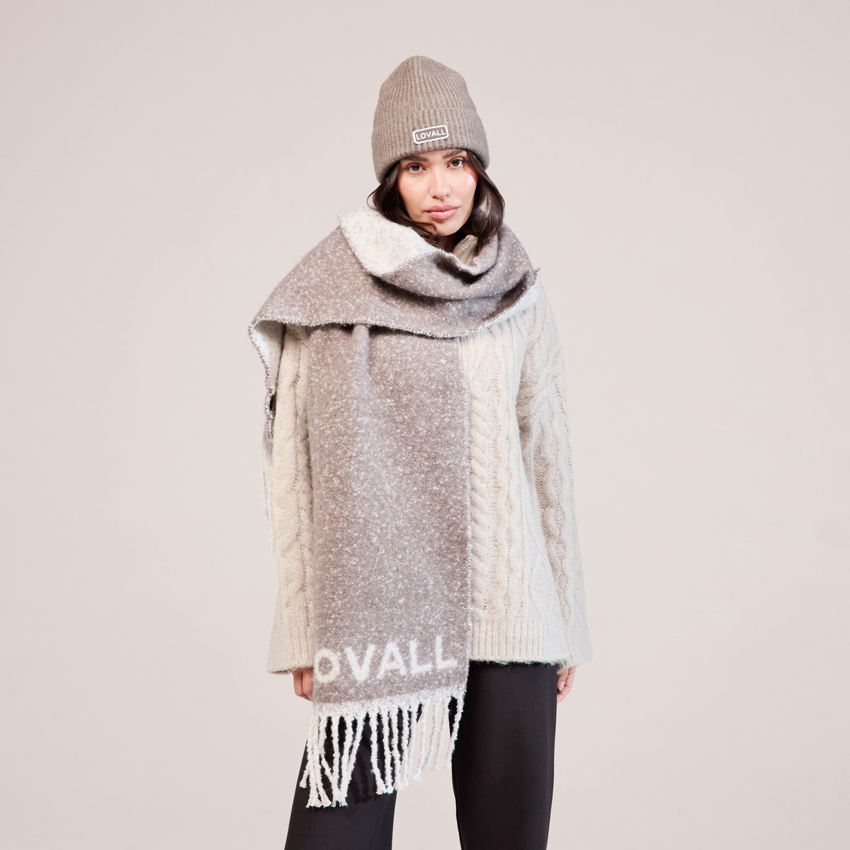 Knitted Hat - Mocha