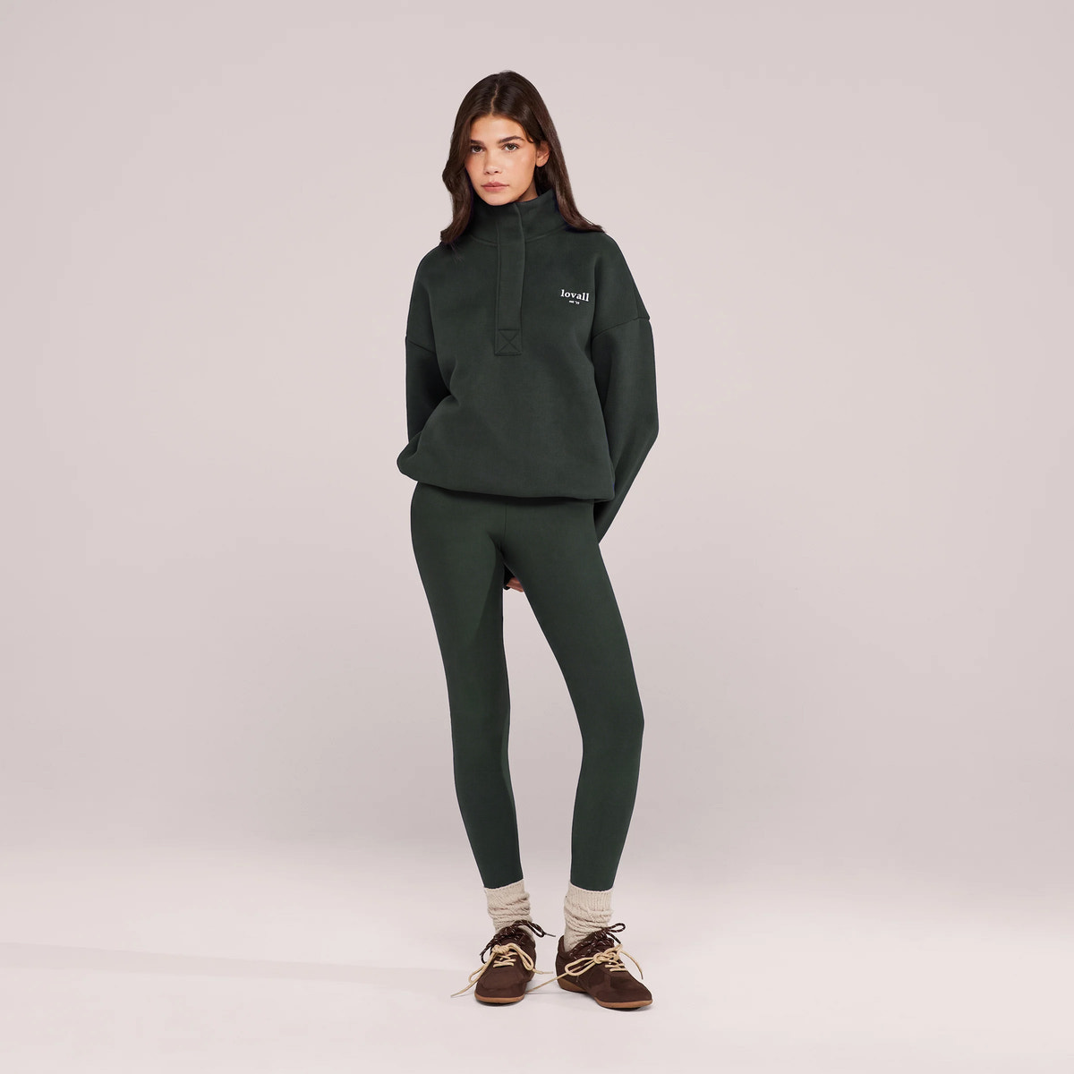 Winter Everyday Fleece-Lined Leggings - Pine