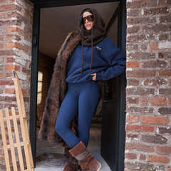 Winter Everyday Fleece-Lined Leggings - Navy