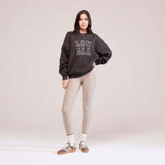 Winter Everyday Fleece-Lined Leggings - Stone