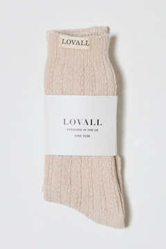 Knitted Socks - Beige