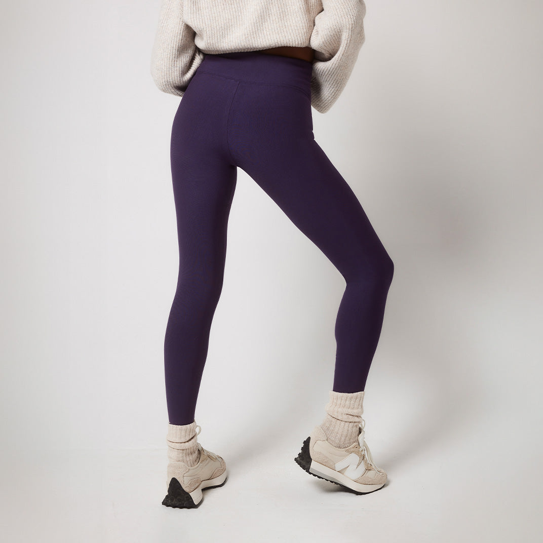 Winter Everyday Fleece-Lined Leggings - Midnight Plum