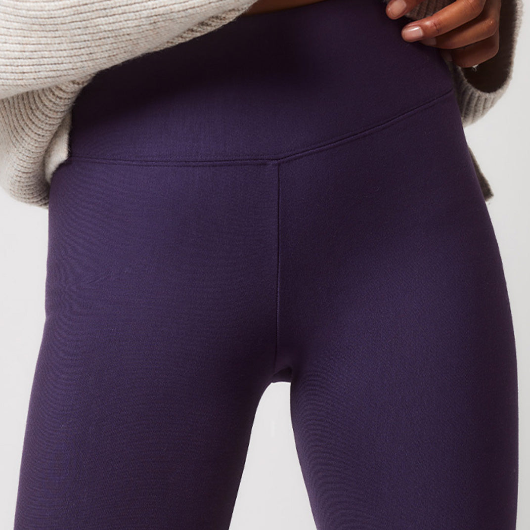 Winter Everyday Fleece-Lined Leggings - Midnight Plum