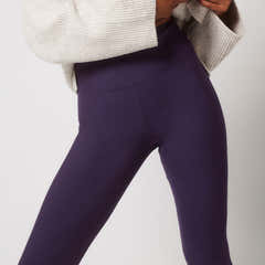 Winter Everyday Fleece-Lined Leggings - Midnight Plum