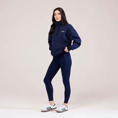 Everyday High Waisted Leggings - Navy Blue