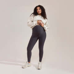 Maternity Winter Everyday Leggings - Dark Grey