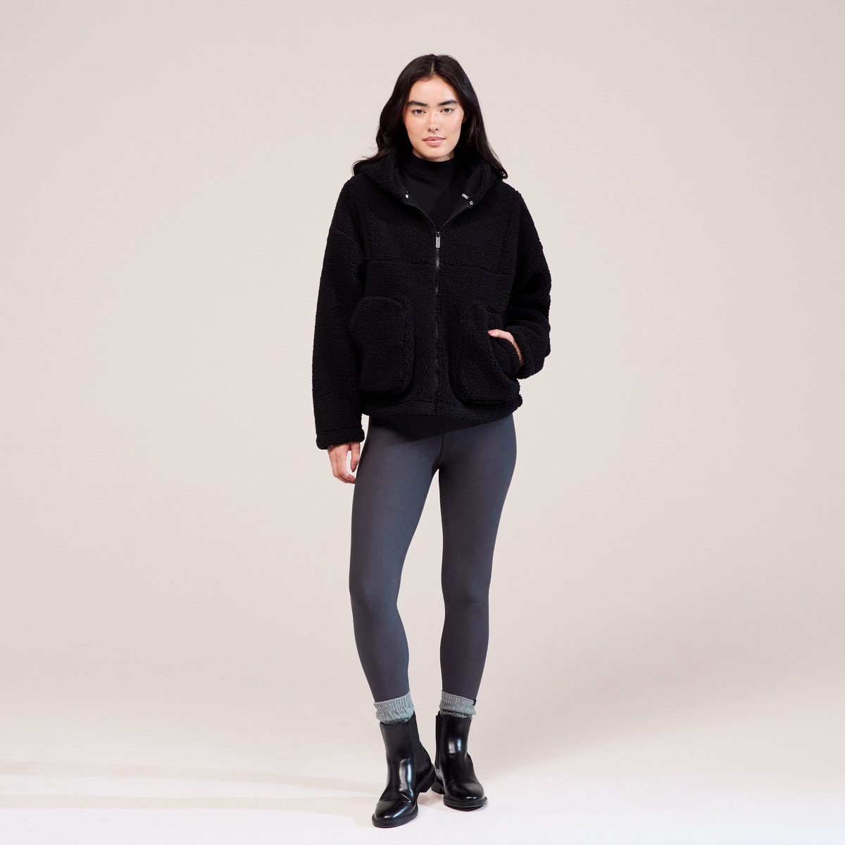 Borg Fleece - Black