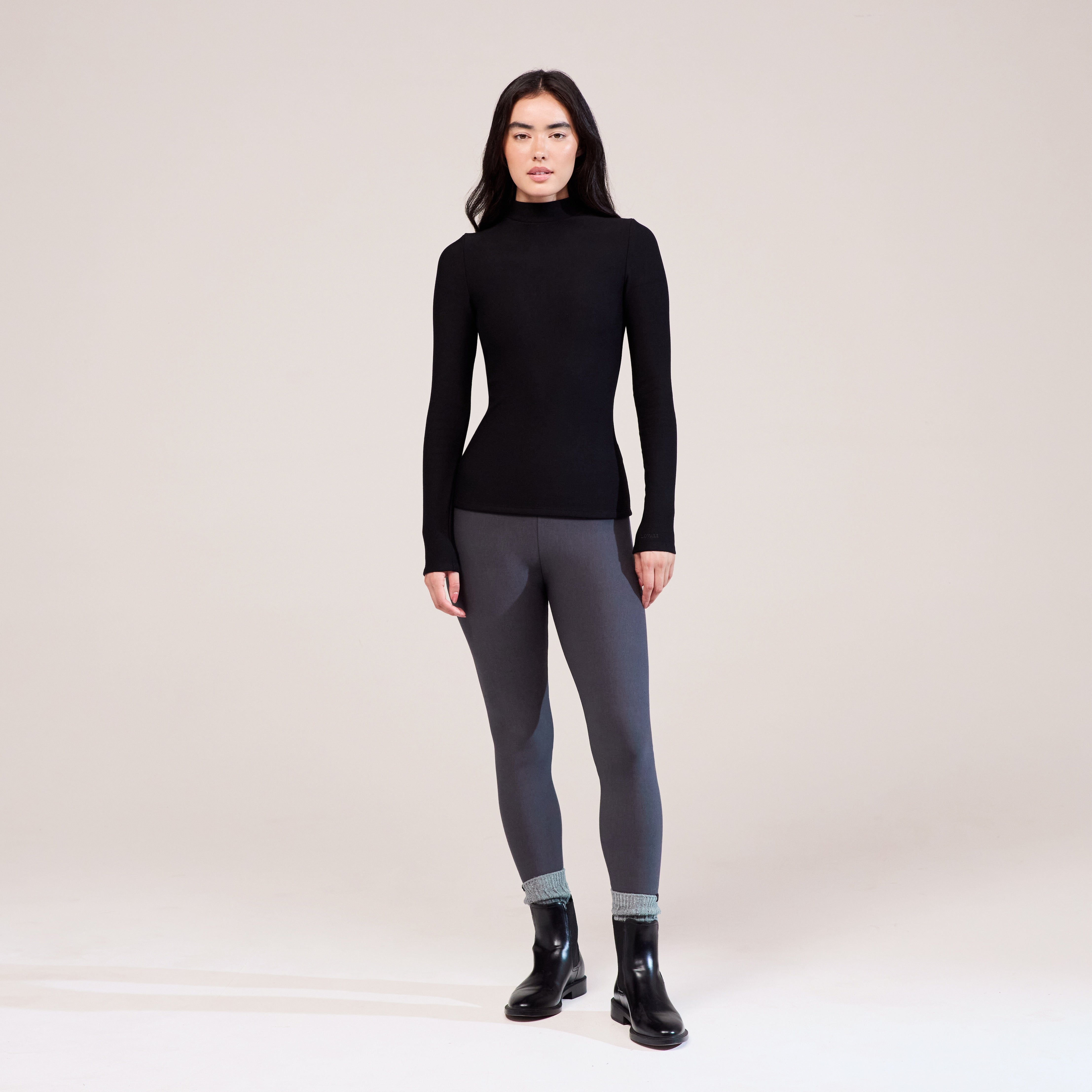 Winter Everyday Fleece-Lined Leggings - Dark Grey