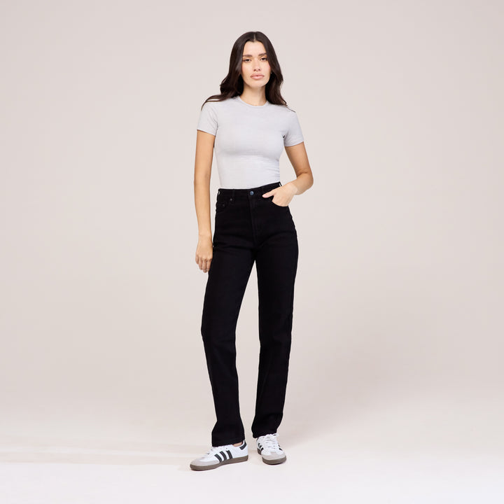 Straight Jeans - Black