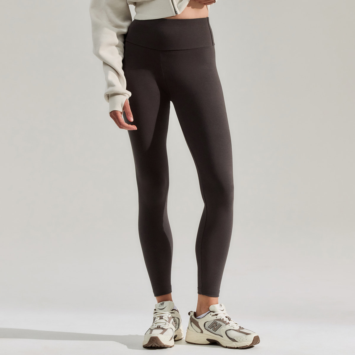 Everyday High Waisted Leggings - Black Coffee