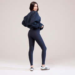 Winter Everyday Fleece-Lined Leggings - Vintage Navy