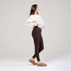 Heavyweight Oversized Sweatshirt Varsity - Ecru