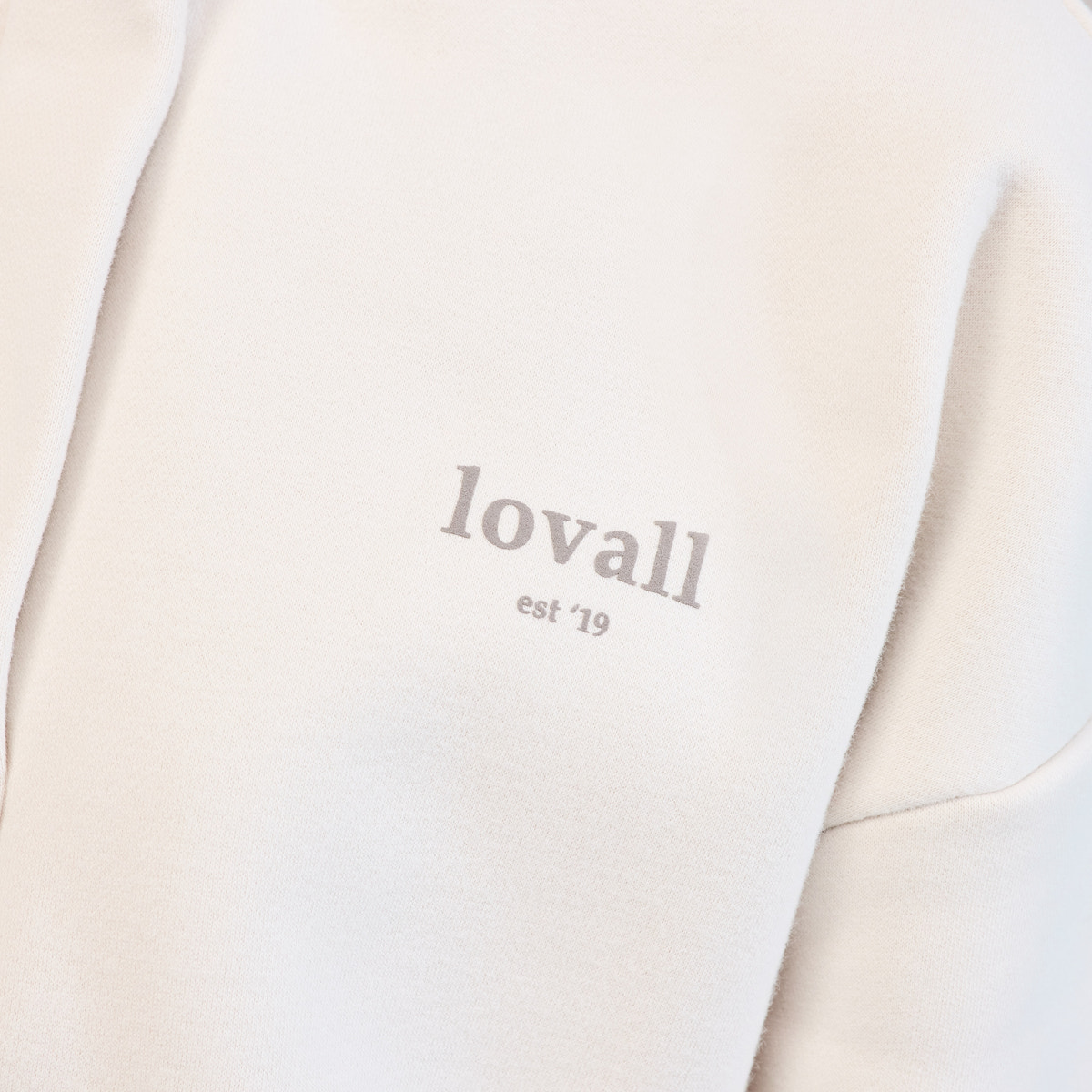 Heavyweight 1/4 Zip Sweatshirt - Ecru