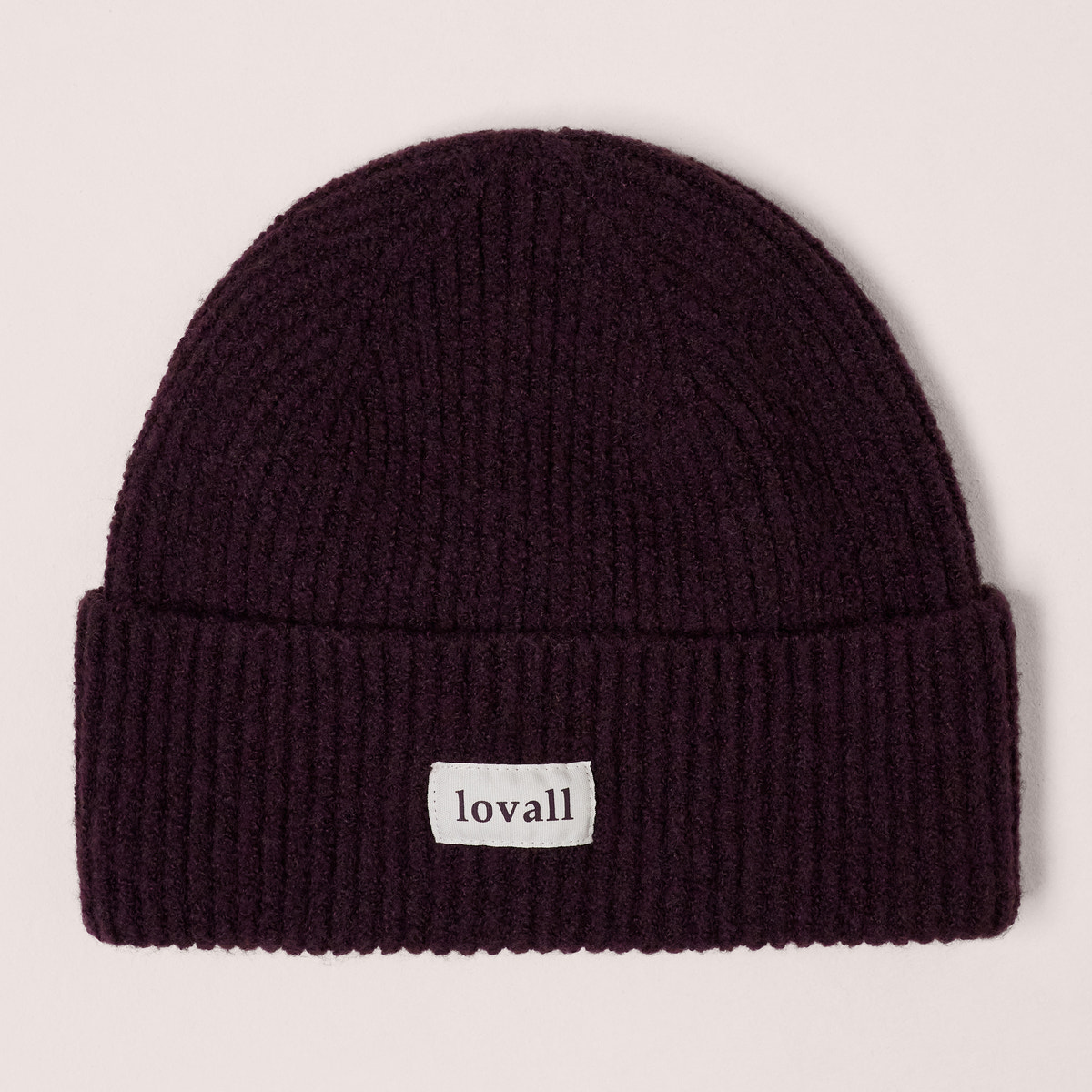 Knitted Hat - Wine