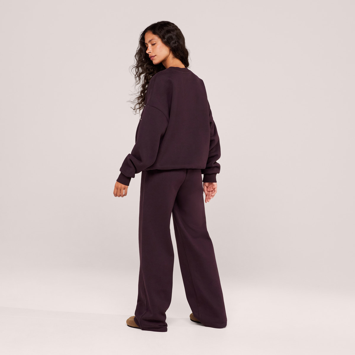 Heavyweight Oversized Sweatshirt Collective - Wine