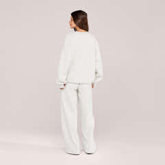 Heavyweight Oversized Sweatshirt Collective - Light Grey Marl