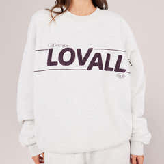 Heavyweight Oversized Sweatshirt Collective - Light Grey Marl
