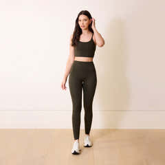 24/7 Revitalise Sports Bra - Deep Olive