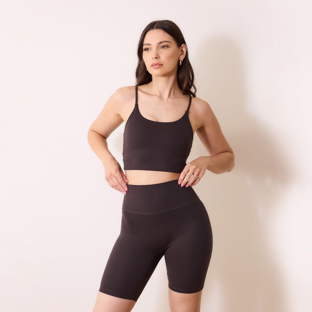 24/7 Revitalise Cycling Shorts - Black Coffee