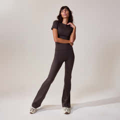 Ultimate Everyday Flare Leggings - Black Coffee